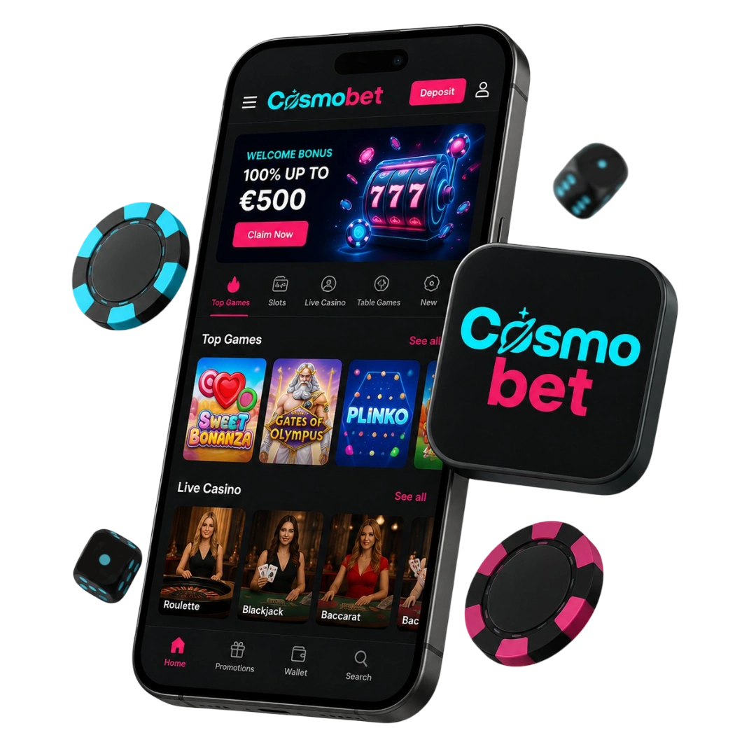 Cosmobet Casino CosmoBet Mobile Casino for UK Players Hero